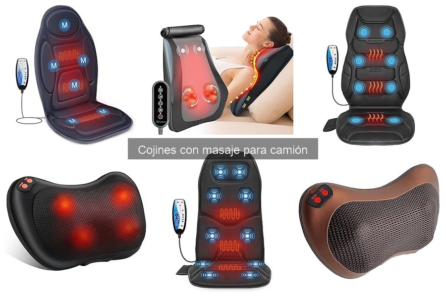 Dónde comprar cojines con masaje para camioneros