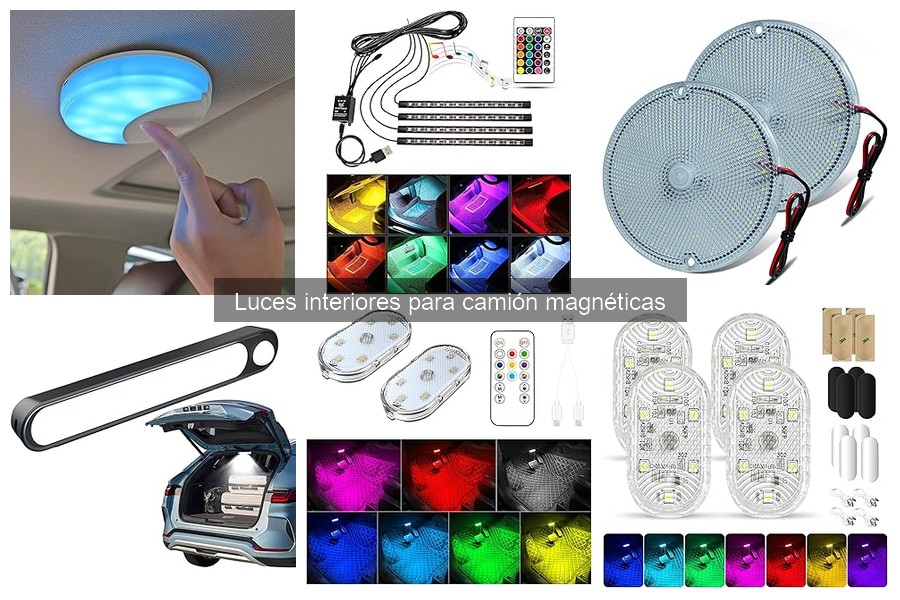 Efectividad de las luces interiores magnéticas en camiones