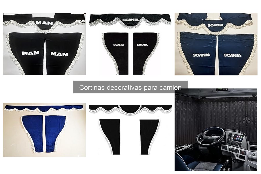 Errores comunes al elegir cortinas decorativas para camiones