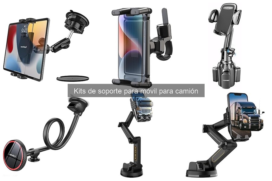 Errores comunes con kits de soporte para móvil en camiones