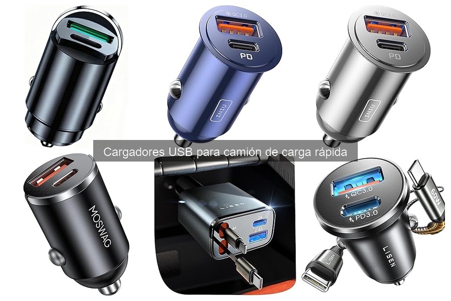 Especificaciones clave de un cargador USB rápido para camiones