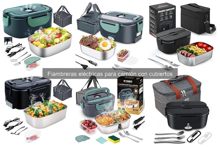 Fiambreras eléctricas con cubiertos: ¿son prácticas para camiones?