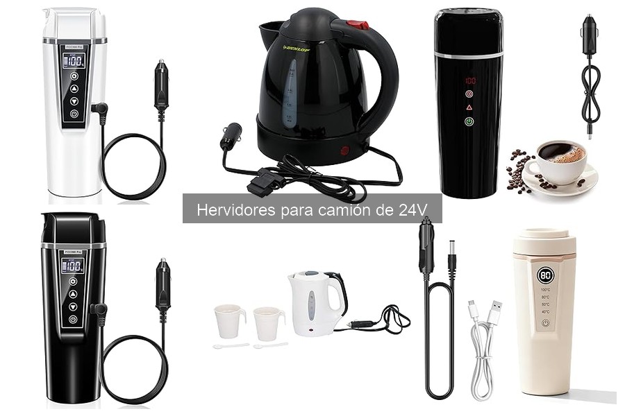 Funciones esenciales de hervidores para camión de 24V