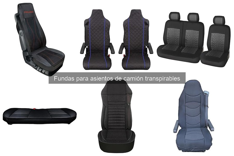 ** Fundas para Asientos de Camión Transpirables: ¿adecuadas para todo clima?