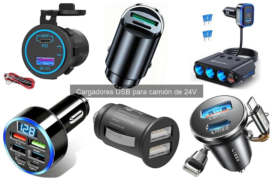 Guía de compra de cargadores USB para camión de 24V