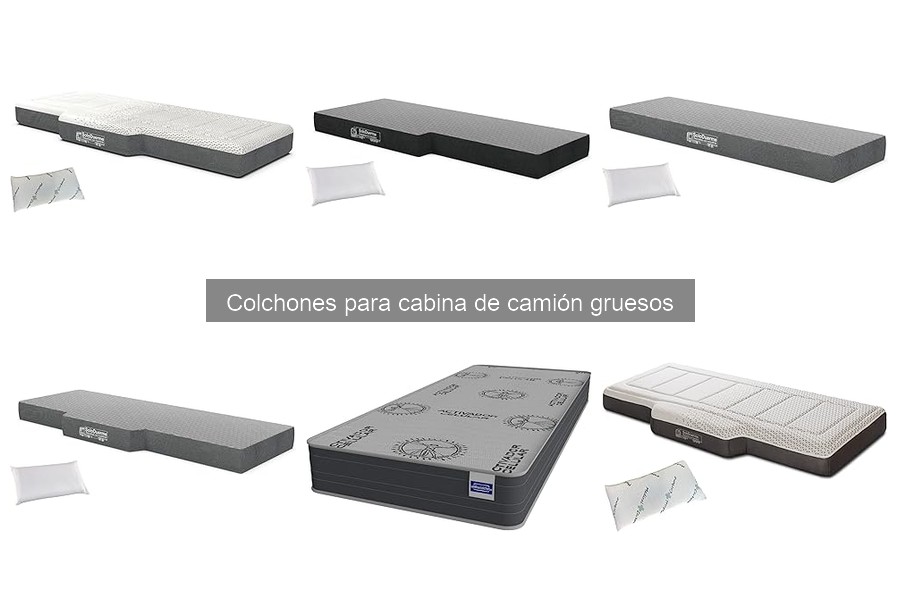 Guía de compra de colchones gruesos para cabinas de camión