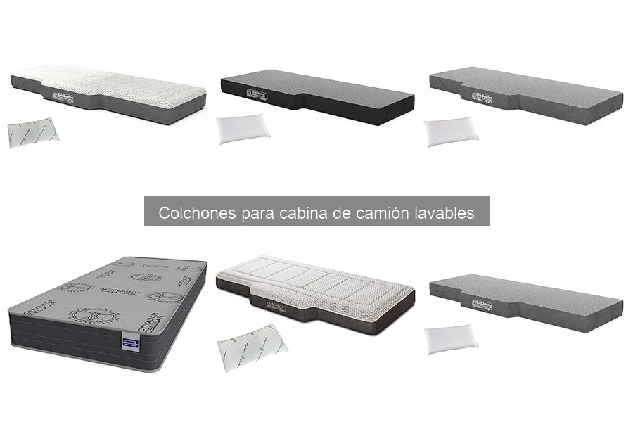 Guía de compra de colchones lavables para cabina de camión