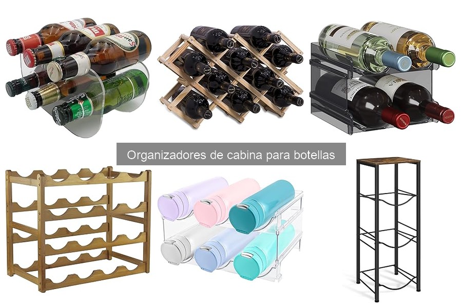 Guía de compra de organizadores de cabina para botellas