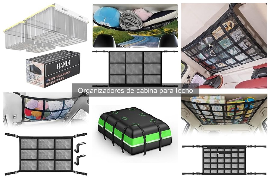 Guía de compra de organizadores de cabina para techo
