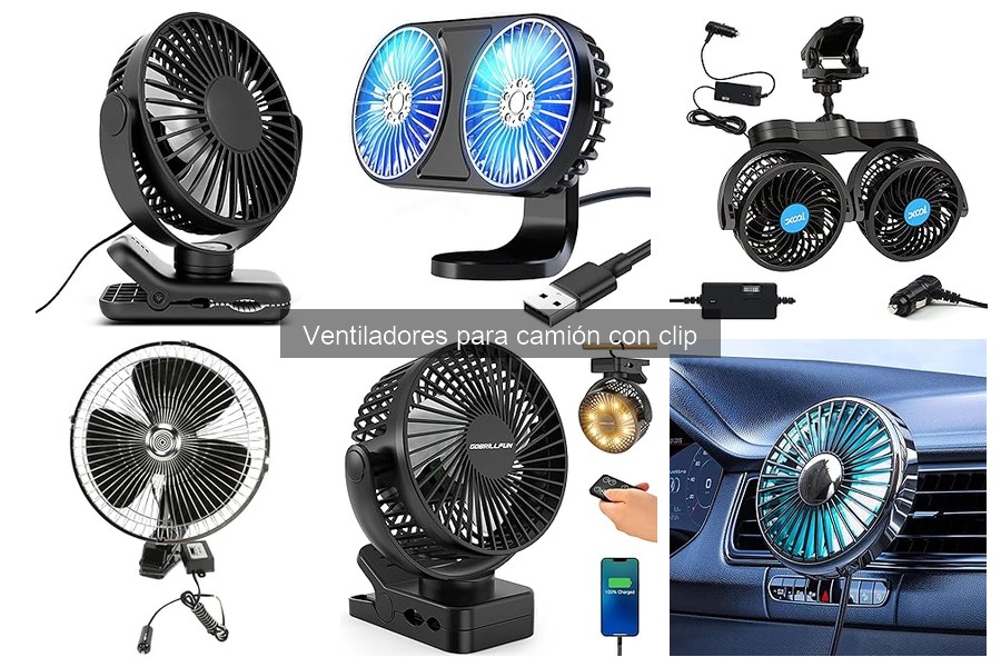 Guía de compra: Ventiladores con clip para camión