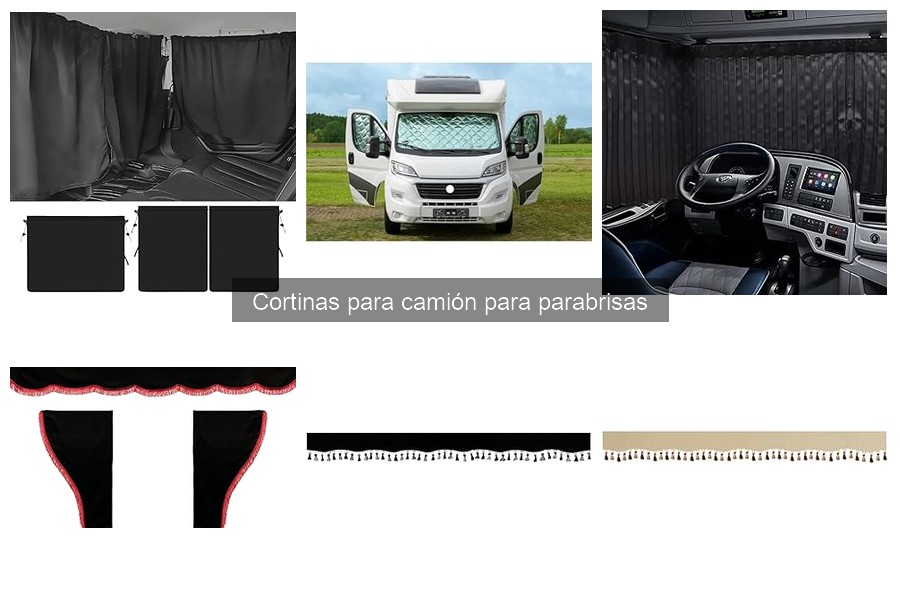 Guía para elegir cortinas para parabrisas de camión
