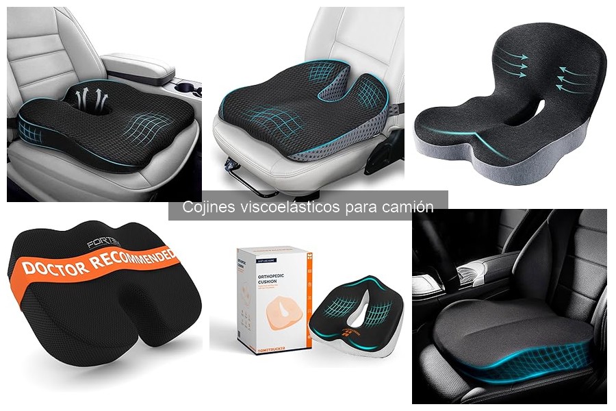 Guía para elegir el mejor cojín viscoelástico para camión