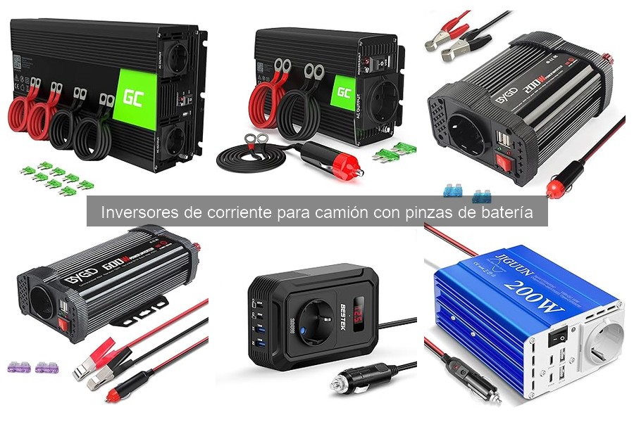 Guía para elegir el mejor inversor de corriente para camión