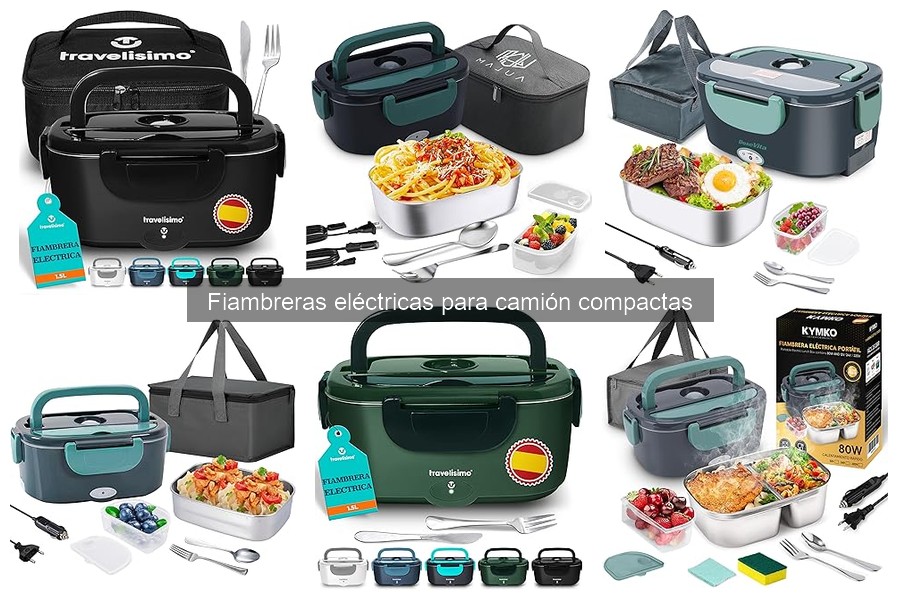 Guía para elegir fiambreras eléctricas compactas para camiones
