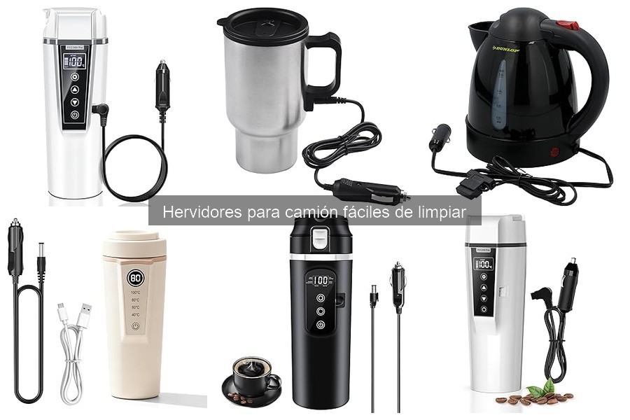 Guía para Elegir Hervidores de Camión Fáciles de Limpiar