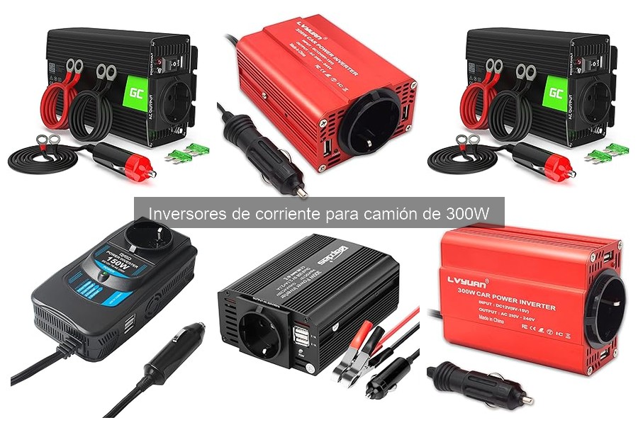 Guía para elegir un inversor de corriente de 300W para camión