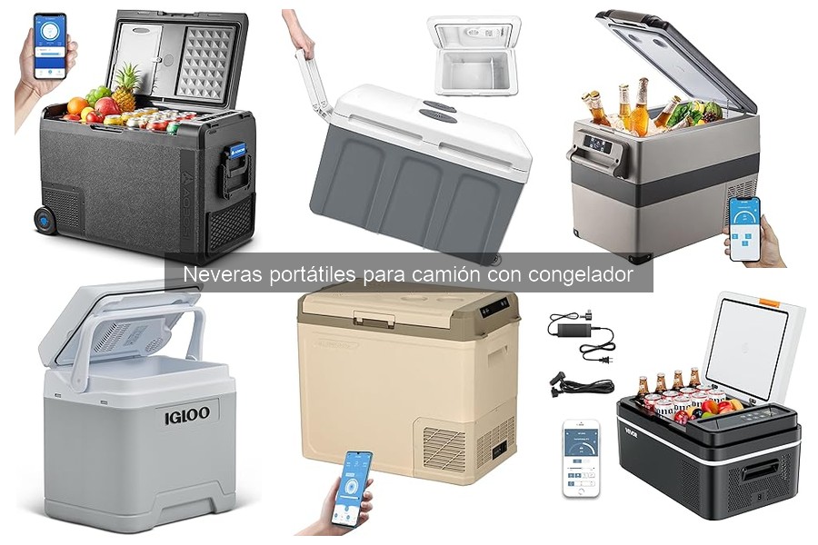 Guía para elegir una nevera portátil con congelador para camión