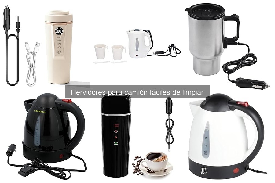Hervidores eléctricos duraderos para camiones: comparativa