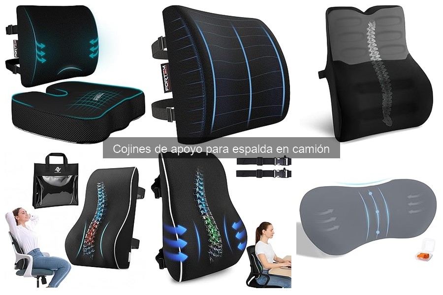 Instrucciones para instalar un cojín lumbar en camión