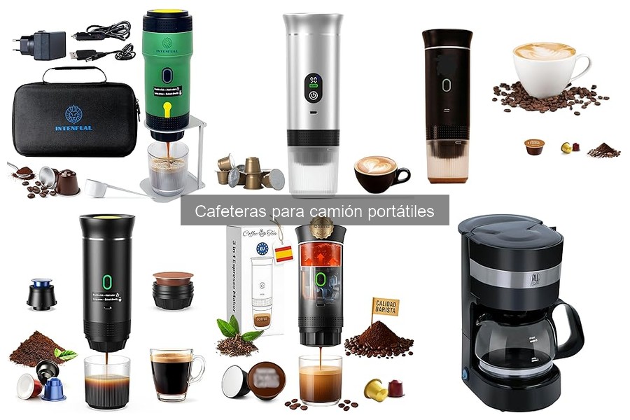 Las mejores cafeteras portátiles para viajes largos en camión