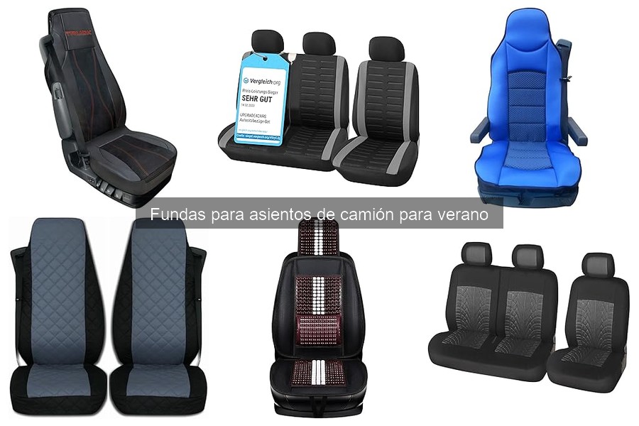 Las Mejores Fundas para Asientos de Camión que Refrigeran en Verano