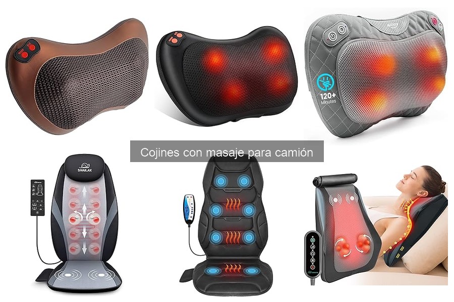 Mantenimiento de cojines con masaje para camión: Consejos útiles