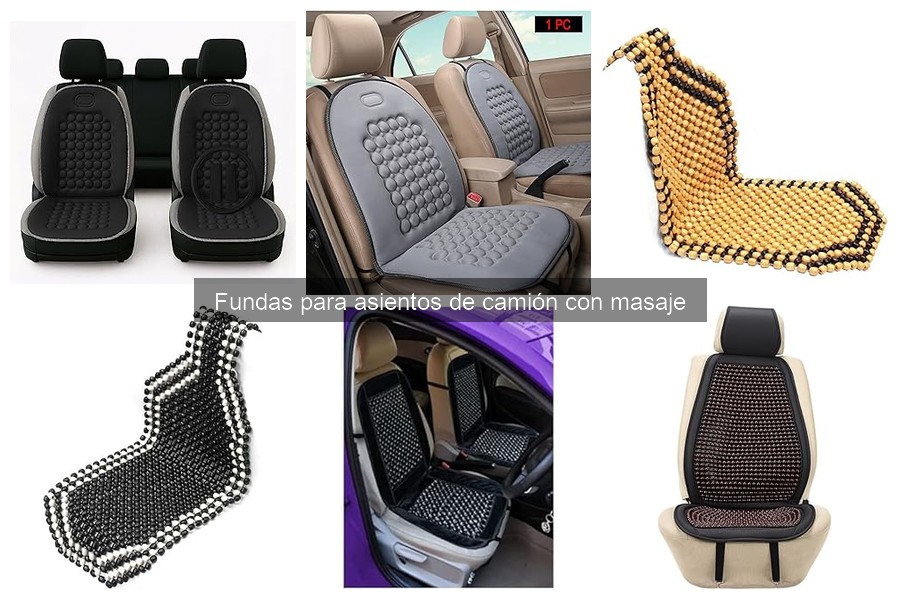 Mantenimiento de fundas de asiento con masaje para camiones