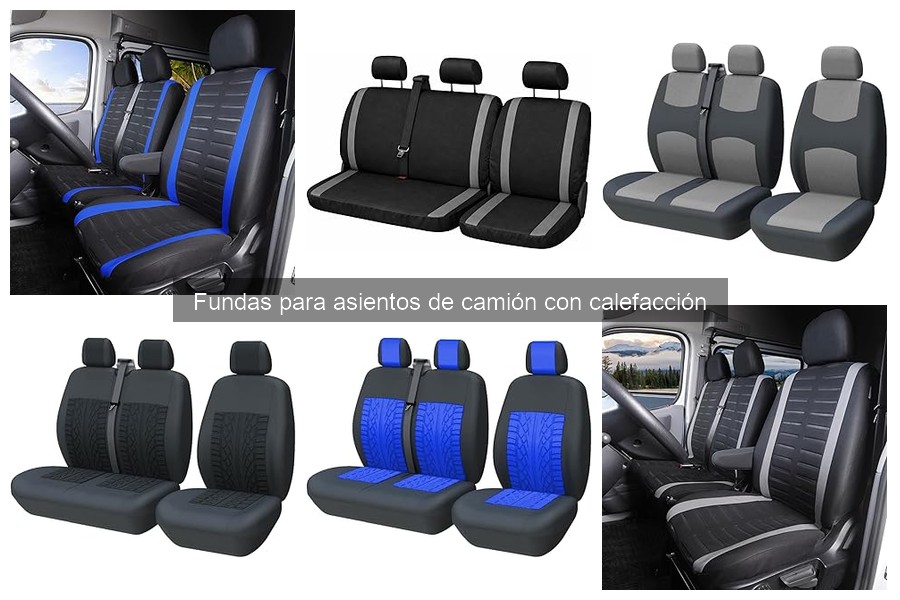 Mantenimiento de fundas para asientos de camión con calefacción