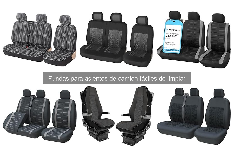 Mantenimiento de fundas para asientos de camión fácil limpieza