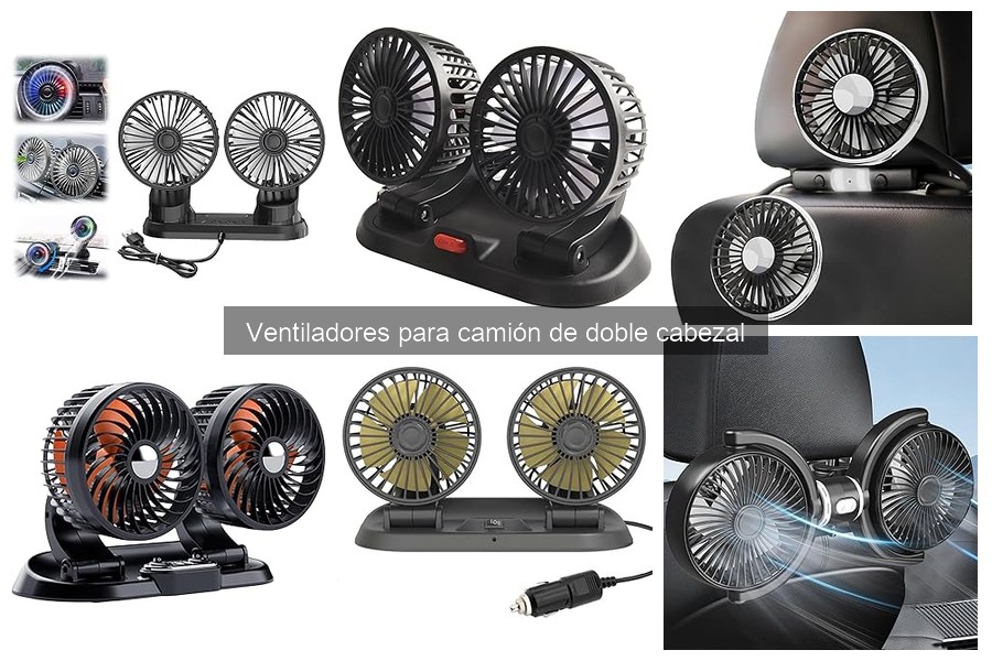 Mantenimiento de Ventiladores de Doble Cabezal para Camiones