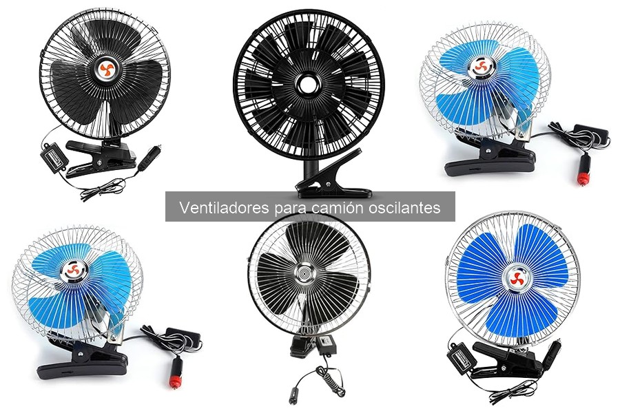 Mantenimiento de Ventiladores Oscilantes para Camiones