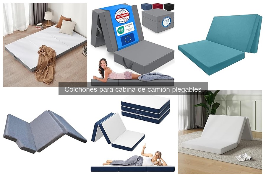 Mantenimiento y limpieza de colchones plegables para camión