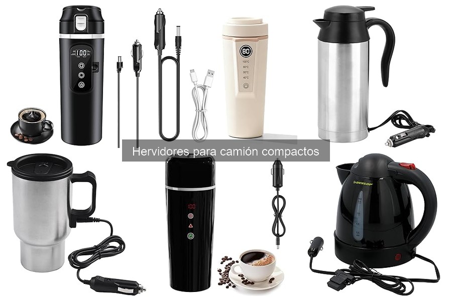 Mantenimiento y limpieza de hervidores compactos para camiones