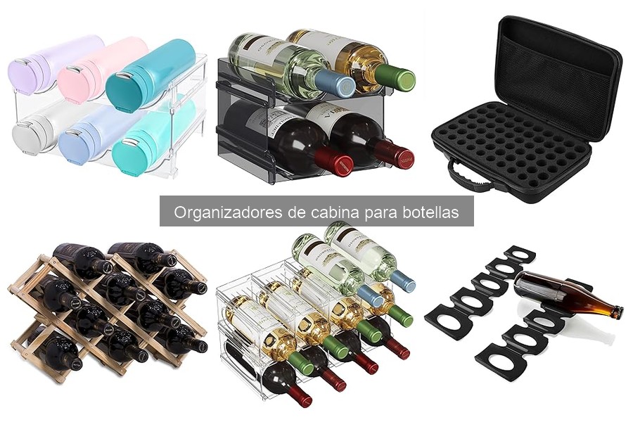 Mantenimiento y Limpieza de Organizadores de Botellas en Cabina