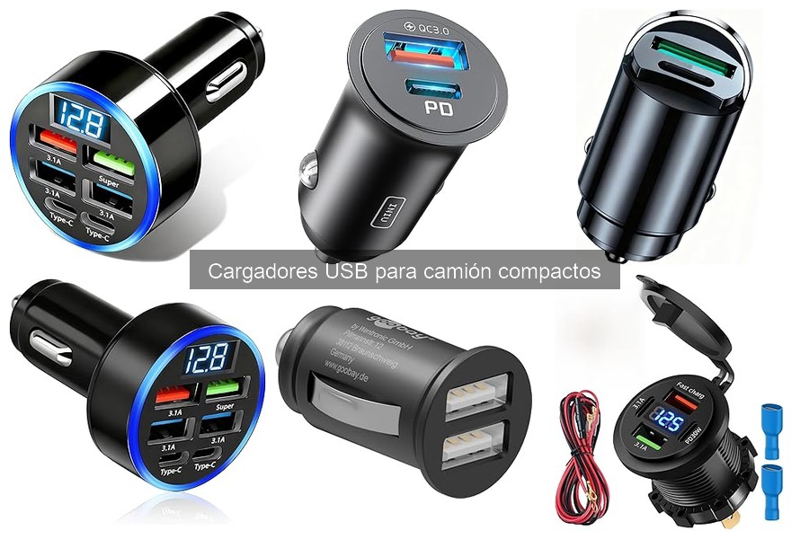 Mejora el uso de cargadores USB en camiones con accesorios