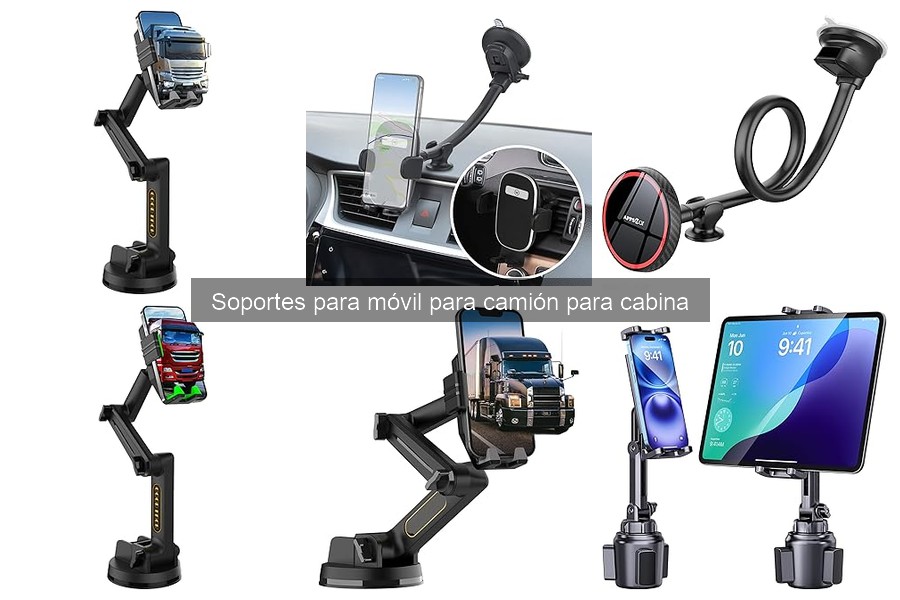 Mejores accesorios para soporte de móvil en camiones