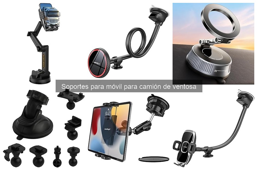 Mejores accesorios para soportes de móvil de ventosa