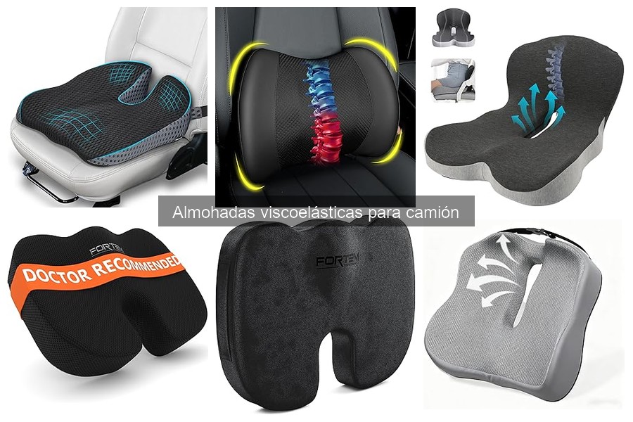 Mejores almohadas viscoelásticas para camioneros en Amazon
