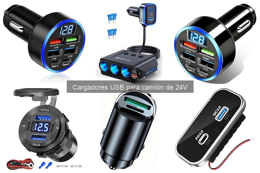 Mejores cargadores USB para camión de 24V en 2023
