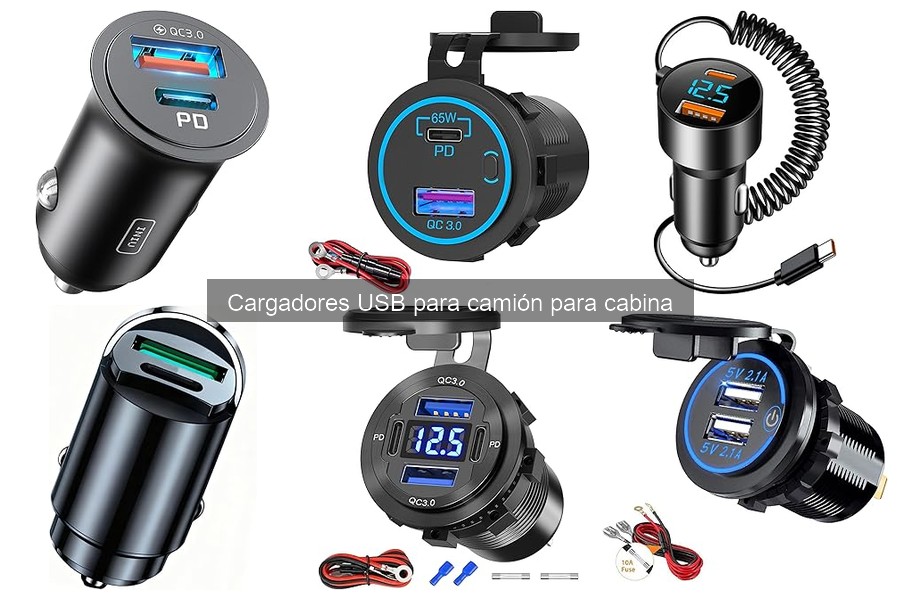 Mejores cargadores USB para camión en 2023: Comparativa