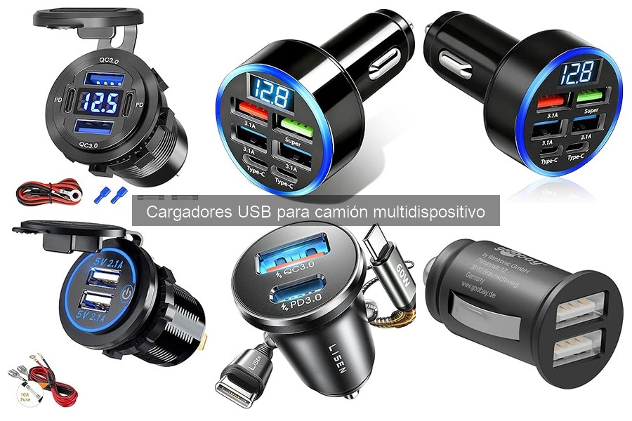 Mejores Cargadores USB para Camiones en 2023