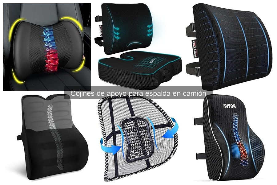 Mejores Cojines de Espalda para Camioneros: Comparativa 2023