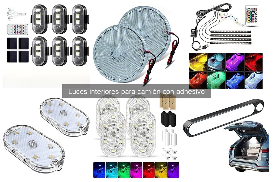 Mejores luces interiores adhesivas para camiones 2023