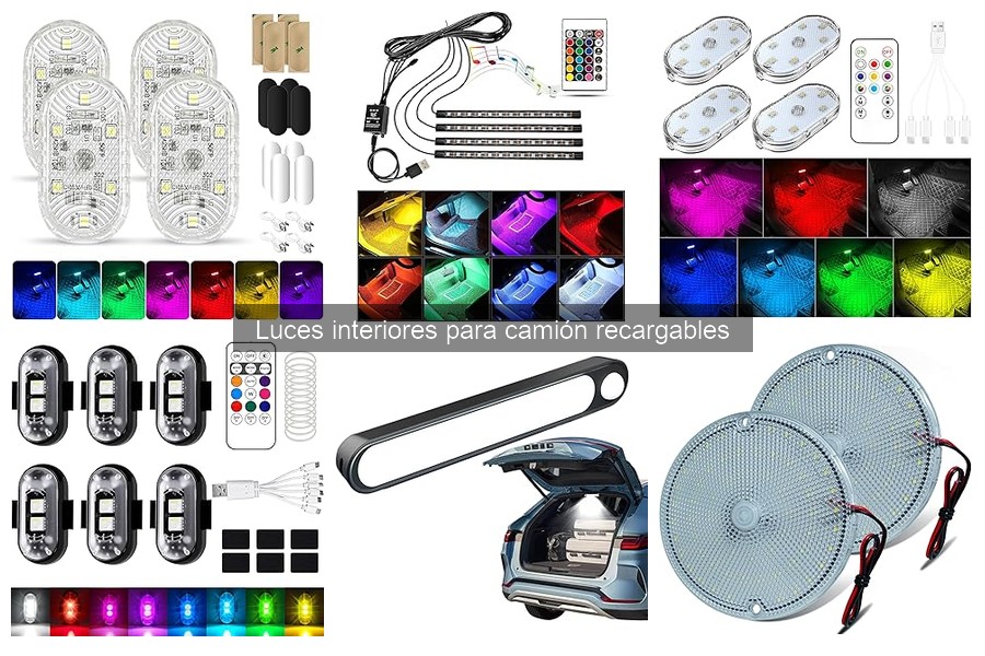 Mejores luces interiores recargables para camiones 2023