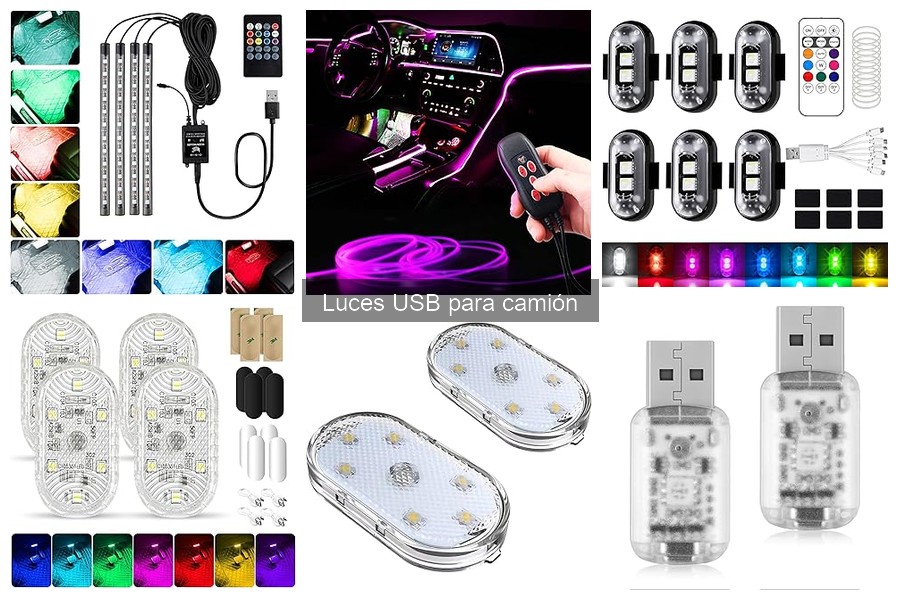 Mejores luces USB para camión en 2023: Comparativa y Opiniones