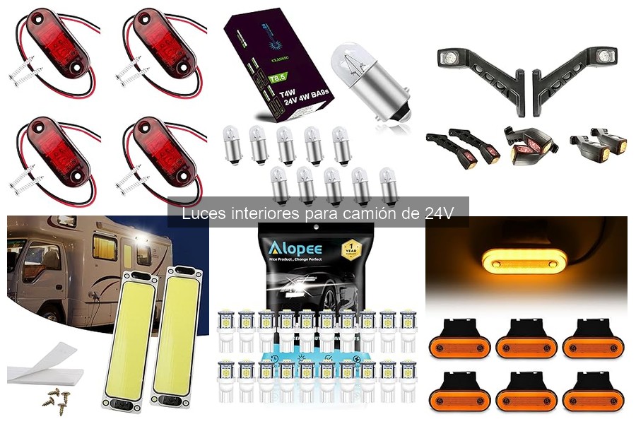 Mejores lugares para comprar luces interiores 24V para camiones