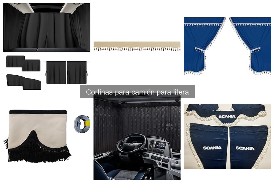 Mejores marcas de cortinas para camiones: comparativa y precios