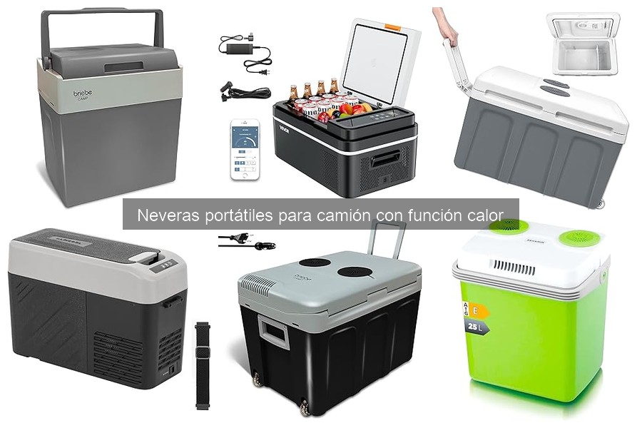 Mejores neveras portátiles con función calor para camión
