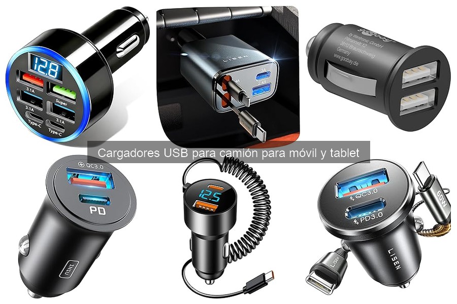 Mejores Ofertas en Cargadores USB para Camiones y Móviles