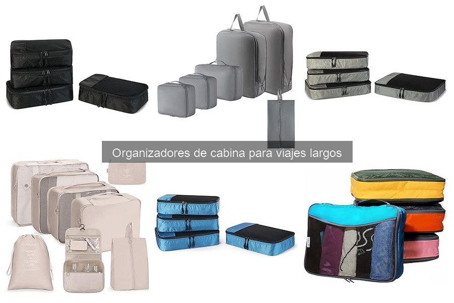 Mejores organizadores de cabina para viajes largos